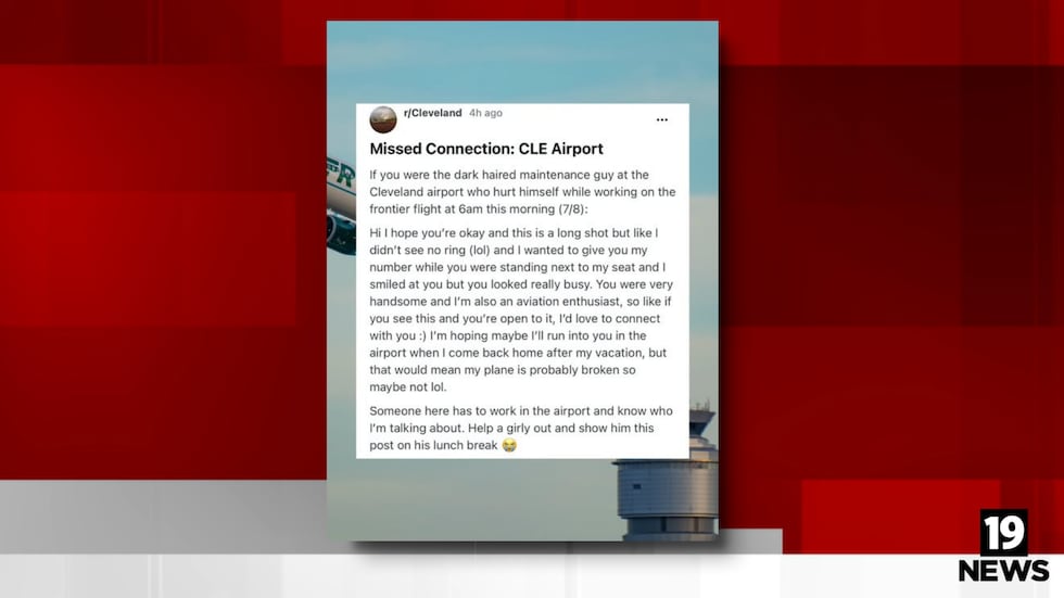 La mujer compartió en redes sociales su experiencia al ver a un trabajador de mantenimiento de...