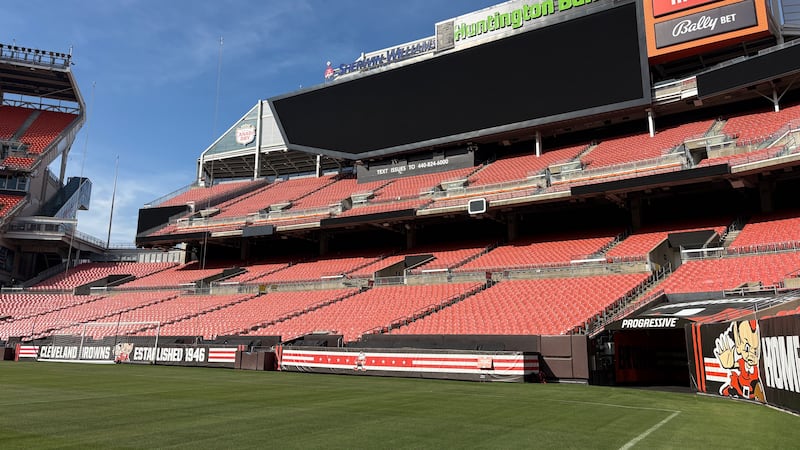 Goals in place at Huntington Bank Field as Cleveland readies for International Soccer on Saturday