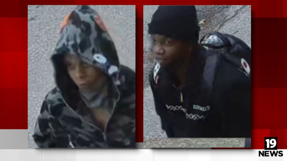 Cleveland Police need help identifying individuals in connection with apartment burglary