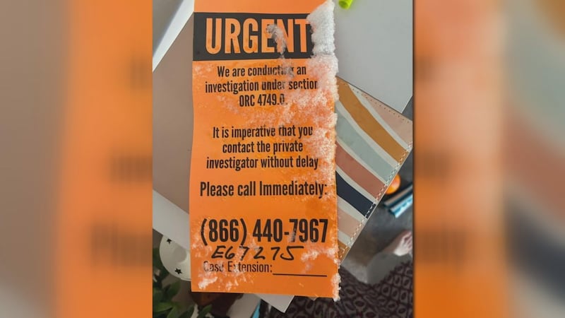 Una nueva estafa que involucra volantes falsos en las puertas se está extendiendo por el norte...