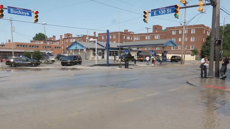Sinkhole opens in Cleveland, crews on scene