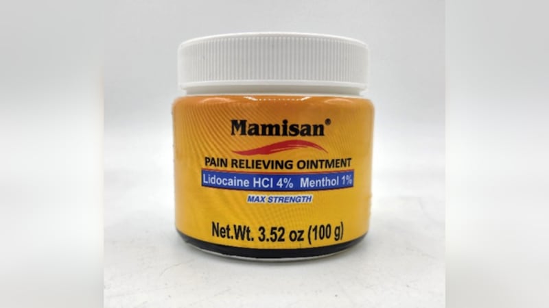 Mamisan Pain Relieving Topical Ointment jars were recalled because the packaging is not...