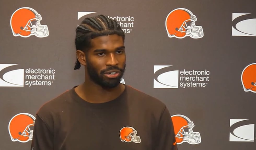 Clevaland Browns' Shedeur Sanders.