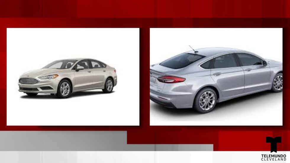 La policía busca un Ford Fusion plateado y ha difundido imágenes de réplicas del vehículo...