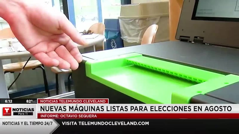 Nuevas máquinas de votación listas para las elecciones en agosto
