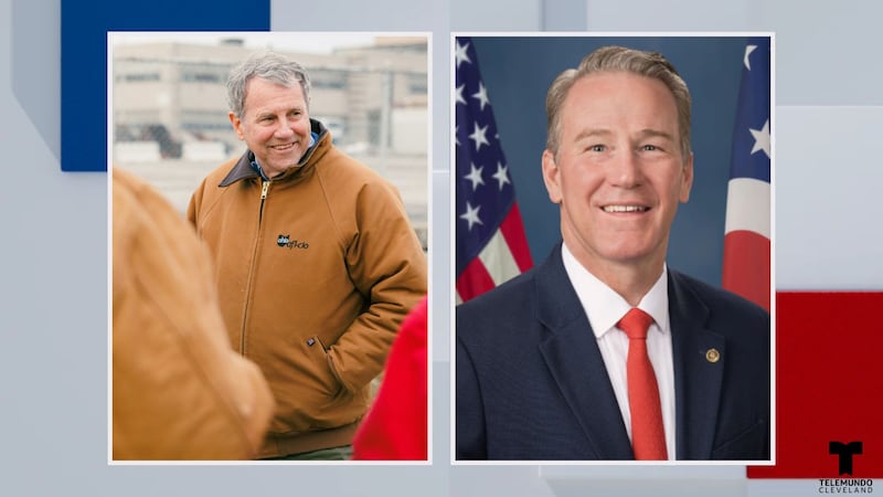 El exsenador Sherrod Brown busca recuperar su escaño frente al actual senador Jon Husted en...