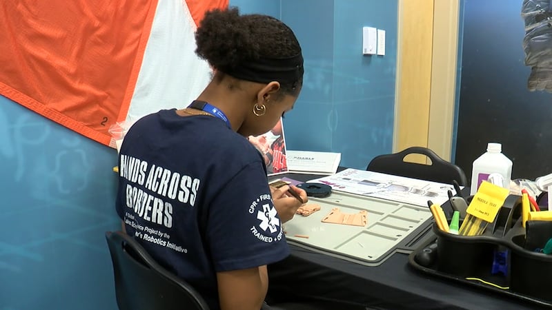 Six high school robotics students will travel to Ibarra, Ecuador, to fit children with...