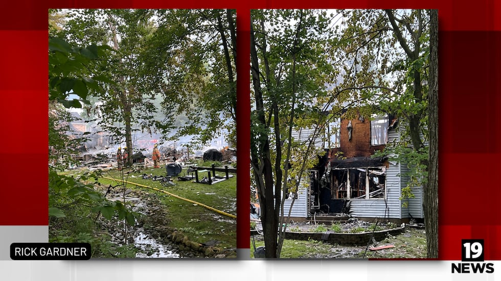 Twinsburg fire crews said they were on the scene when the explosion happened because they were...