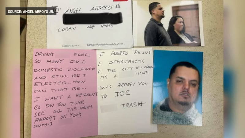 El sobre contenía palabras obscenas dirigidas a los puertorriqueños, los demócratas y la...