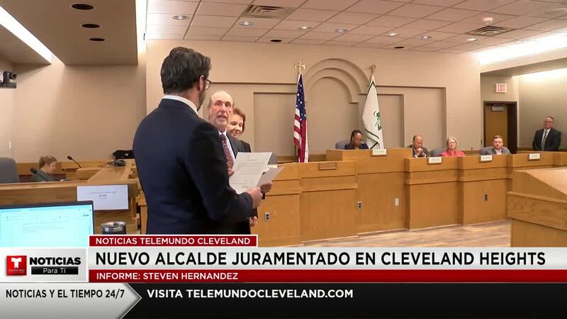 Nuevo alcalde temporal juramentado en Clevland Heights