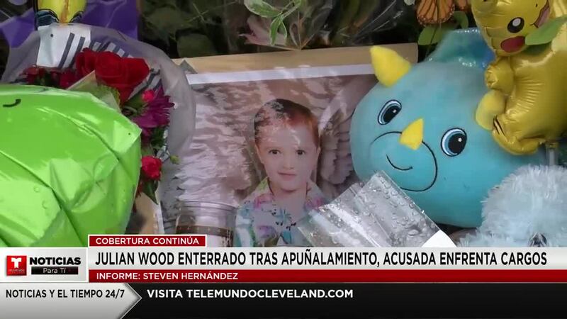 Julian Wood enterrado tras apuñalamiento, la acusada del ataque comparece a la corte