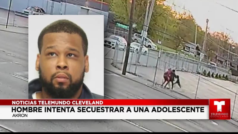 Nuevo video de vigilancia capturo el momento exacto cuando el presunto sospechoso intentaba...