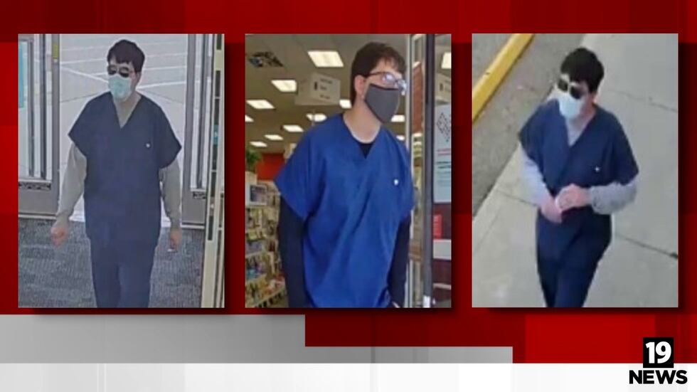 Hombre usa uniforme médico para robar medicamentos de farmacias CVS en Akron