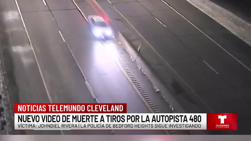 Nuevo video capta momento conductor muere a tiros por autopista I-480