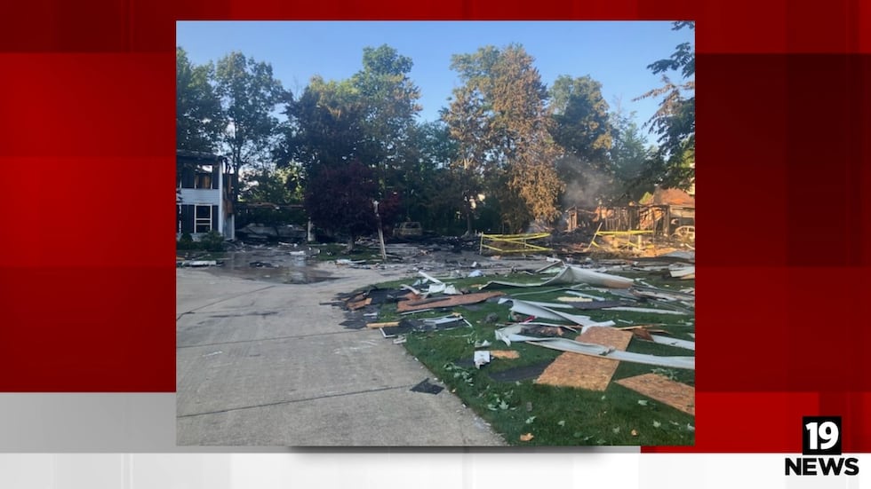 Twinsburg Township home explosion damages 15 houses and hospitalizes 2