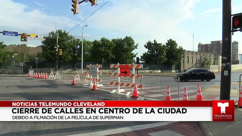 Cierre de calles por película de Superman