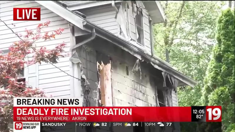 Una persona falleció tras un incendio en una vivienda de Akron a primeras horas de la mañana.