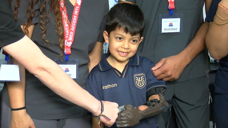 On Thursday, Cleveland students with the Great Lakes Science Center Robotics Initiative gave...