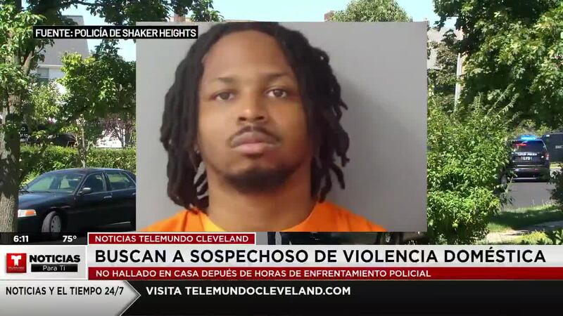 Policía de Shaker Heights siguen buscando a sospechoso de violencia doméstica