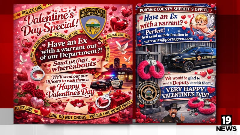 ¿Tu ex cuenta con una orden de arresto? ¡Envíale un oficial para celebrar el Día de San Valentín!