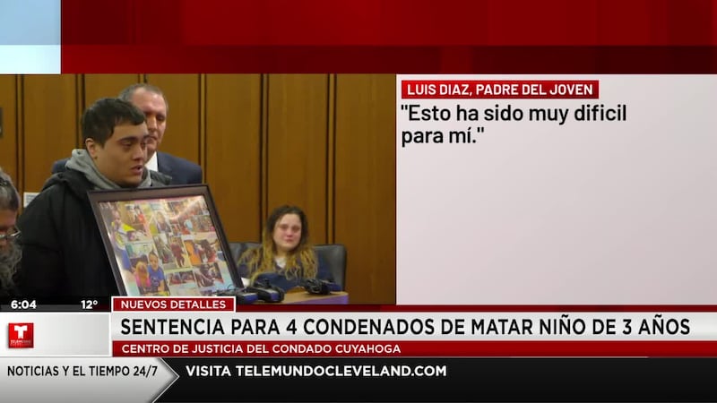 Sentencia para 4 personas condenados de matar niño de 3 años