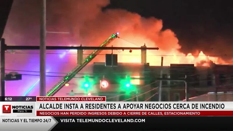 Alcalde de Cleveland Heights anima a la comunidad a apoyar a negocios cerca de incendio de...