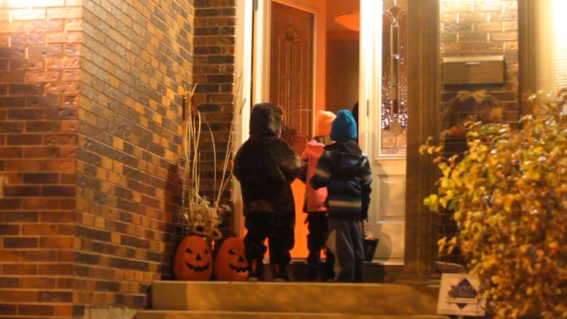 Kids on Halloween