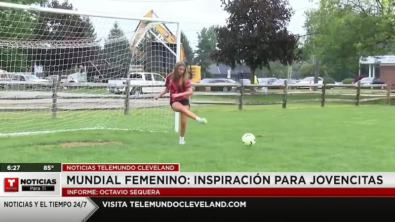 Mundial femenino sirve como inspiración para jóvenes atletas en Cleveland