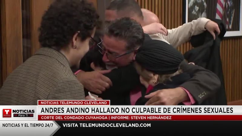 Andres Andino hallado no culpable de crímenes sexuales