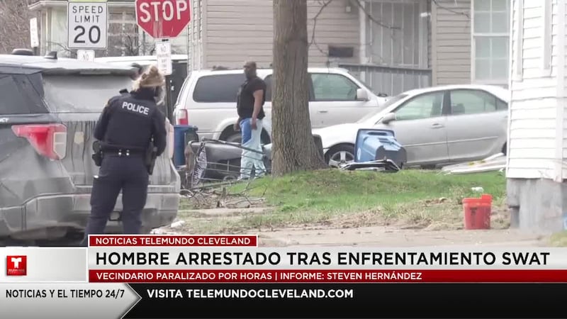Hombre arrestado después de enfrentamiento con equipo SWAT