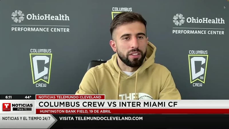 Diego Rossi conversó con Noticias Telemundo Cleveland y dijo que el Columbus Crew "está...