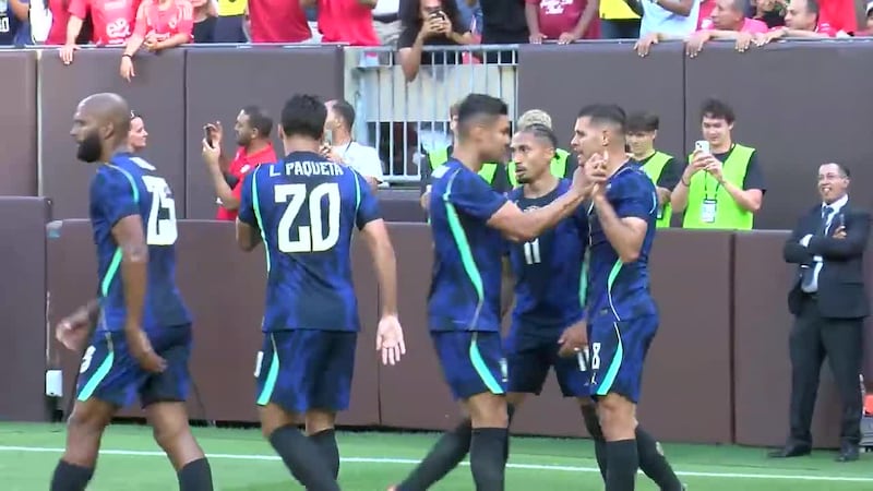 Brasil vence a egipto 2-1 en Cleveland