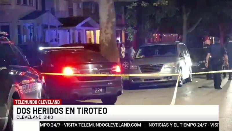 La Policía de Cleveland investiga el tiroteo que dejó heridos a una mujer de 50 años y a un...