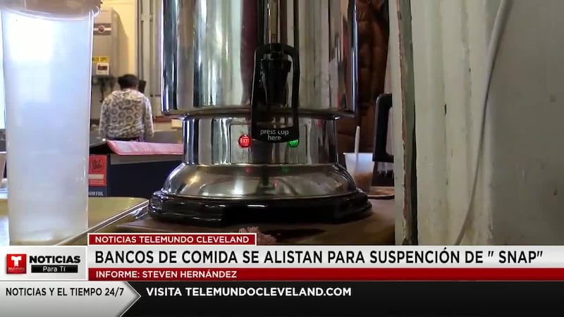 Bancos de comida locales se preparan para suspención de SNAP