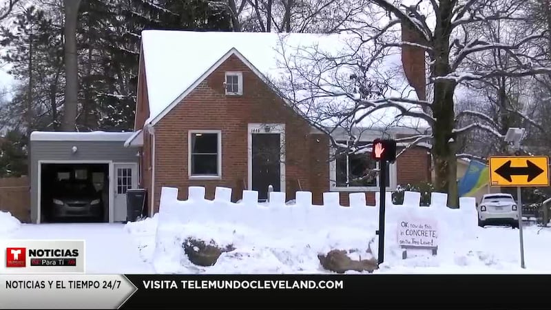 John Gall de Cleveland Heights, cuya casa ha sido impactada tres veces por vehículos en exceso...