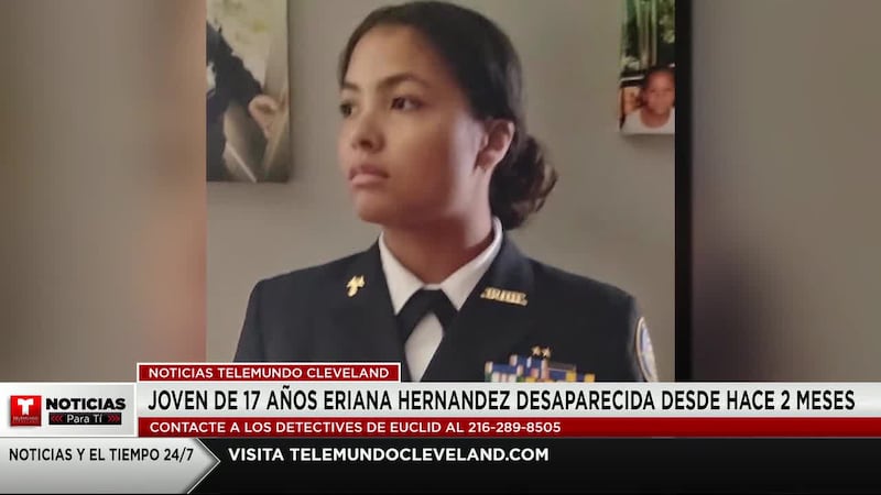 La policía de Euclid continúa la búsqueda de Eriana Hernández, de 17 años, quien fue vista por...